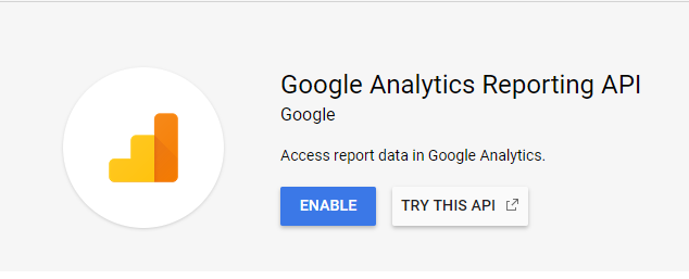 Enable Google Analytics Reporting APIs - Python