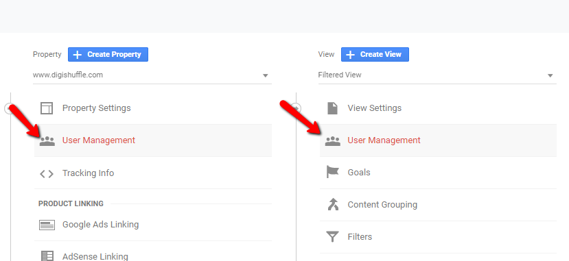 User Access For Service Accounts - Google Analytics